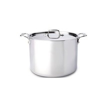 All-Clad D3 Stainless Steel 12qt  Stock Pot with Lid - £201.32 GBP