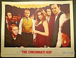 STEVE McQUEEN,ANN MARGRET (THE CINCINNATI KID) ORIG,1965 MOVIE LOBBY CARD - $98.99
