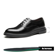 Misalwa 5/7cm Classic Mens Derby Shoes Platform Height Increase Men Dress Shoes  - £75.21 GBP