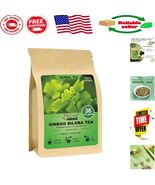 36 Ginkgo Biloba Tea Bags - Mildly Bitter, Earthy Flavor for Relaxation ... - $350.61 MXN