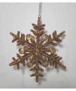 Holiday Star or Snowflake Ornament Hanging w/Tealight, Votive Candle Hol... - $23.70