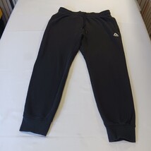 Reebok Men’s Size L (34×29)  Fleece Joggers Black Sweatpants REM243PA40021 image 13
