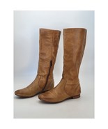 Frye Women&#39;s Boots Frye Jillian Pull-On Riding Boots Leather in Camel Si... - $72.95