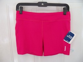 Reebok HOT PINK Compression Shorts Playdry Sz XXS (4/6) GIRL&#39;S NEW LAST ONE - £13.78 GBP