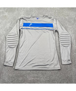 Reusch Goalkeeper Padded Long Sleeves Jersey Top Gray Blue Unisex Size XL - $19.99