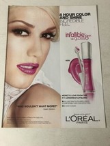 2012 Loreal Paris Gwen Stefani Print Ad Advertisement pa17 - $7.91