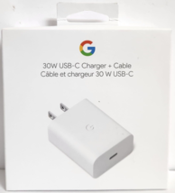 Google - 30W USB-C Charger and Cable - Clearly White - OPEN BOX - £20.10 GBP