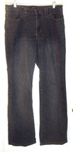 Sonoma Dark Blue Jean Denim Stretch Jeans with Embroidered Pockets Sz 14  - £23.34 GBP