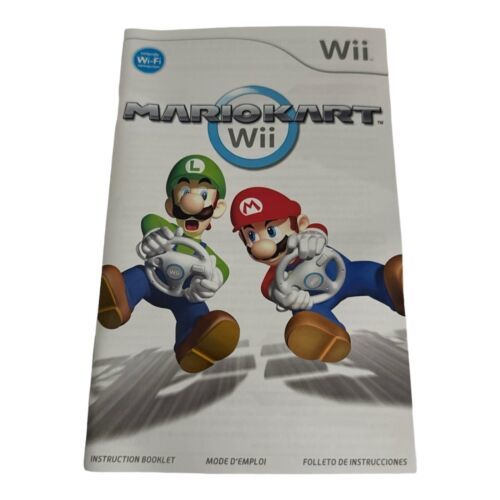 Mario Kart Wii (Nintendo Wii, 2008) w/ Manual Video Game - £31.52 GBP