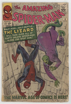 Amazing Spider-Man 6 Marvel 1963 GD VG 1st Lizard Steve Ditko Stan Lee - $841.50