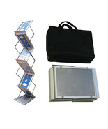 Tektrum Pop-up Metal Literature Magazine Rack Display Holder Stand w/Car... - €147,59 EUR