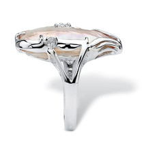 PalmBeach Jewelry Cultured Freshwater Pearl .925 Sterling Silver Ring - £79.92 GBP