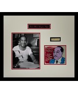 Langston Hughes Original Autograph Museum Framed Ready tp Display - £705.30 GBP