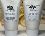 2 X Origins Checks And Balances Frothy Face Wash 1 oz / 30 ml Ea = 2oz F... - £8.56 GBP