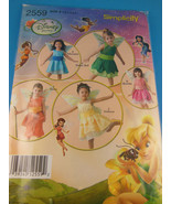 Simplicity 2559 DISNEY FAIRIES Toddlers Wings Dress Costume size 1/2 1 2... - $9.75 CAD