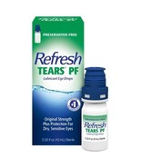 READ 12/26 Refresh Tears PF Artificial Tears Lubricant Eye Drops, 0.33 oz - $181.65 MXN