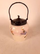 Antique Victorian Biscuit Jar, Possibly Mt. Washington, Nice Condition - £43.11 GBP