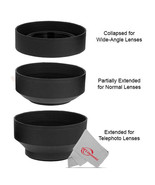 58MM Soft Rubber Collapsible Lens Hood for Canon DSLR Cameras - £14.09 GBP