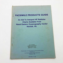 Facsimile Products Guide by Naval Eastern Oceanography Center 1982 - $69.29