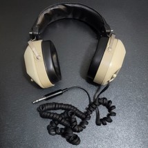 Vintage Koss Realistic Stereo Tan Over the Ear Headphones with Volume Co... - $26.72