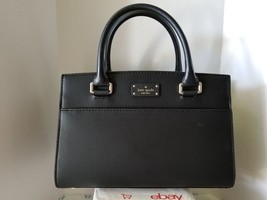 Kate Spade Grove Street Small Caley Leather Satchel - Black - $246.09