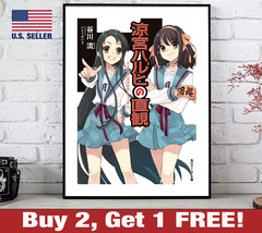 The Melancholy of Haruhi Suzumiya Poster 18&quot; x 24&quot; Print Anime Wall Art 2 - £10.54 GBP