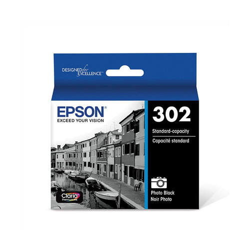 Epson T302120-S T302 PHOTO BLACK INK W/SENSOR - $52.07