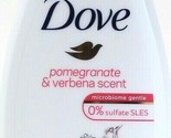 1 Dove 25.36 Oz Pomegranate &amp; Verbena Scent 0% Sulfates Moisturizing Bod... - $17.99