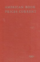 American Book Prices Current, 1991 Editors - £7.70 GBP