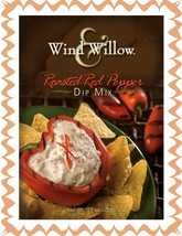 WIND &amp; WILLOW 1 Pack Roasted Red Pepper Dip Mix~For Chips, Veggies, Crac... - $7.84