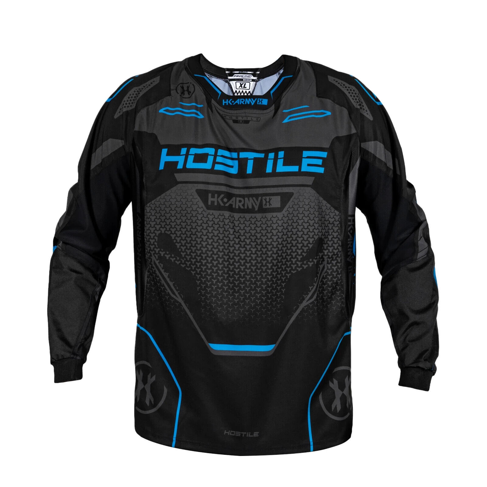 HK Army Paintball ProLine Pro Line Playing Jersey Hostile Blue - Large L - $89.95