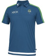 Adidas Men&#39;s Seattle Sounders Climacool On Field Polo Shirt, Blue, Small - $39.59