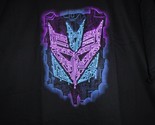 TeeFury Transformers XLARGE &quot;Decept-Iconic&quot; Tribute Parody Shirt BLACK - £11.79 GBP