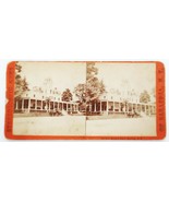 Stereoview Photo Glen Mitchell Hotel Saratoga NY Stereoscopic Gems of Sa... - $371.04 MXN
