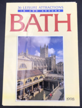 Vintage 1998 36 Leisure Attractions In And Around Bath England Travel Br... - $12.19