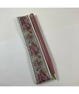 Sheaffer White Dot Pink Ladies Ball Pen With Purse Protector New Ink Car... - $22.72