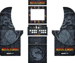 ARCADE1UP,ARCADE 1UP Mortal Kombat Mk Arcade Design Vinyl Art Graphics Side - £21.94 GBP+