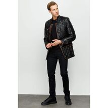 The Martinez Black Leather Men Jacket image 2