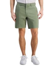 Alfani 8" Tech Shorts Men's Size 40W Sage Green Regular Fit Stretch Flat... - $21.99