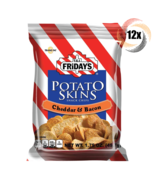 12x Bags T.G.I. Fridays Cheddar &amp; Bacon Flavor Potato Skins Chips | 1.75oz - $34.25 CAD