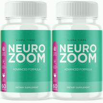 (2 Pack) Neuro Zoom for Memory Support, Neurozoom Cognitive Pills - £83.59 GBP