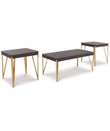 Bandyn - Brown / Champagne - Occasional Table Set (Set of 3) - $238.00