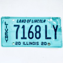 2020 United States Illinois Land of Lincoln Livery License Plate 7168 LY - $18.80