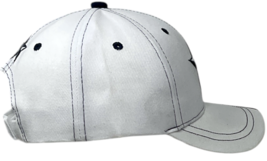 Dallas Star Adjustable Baseball Cap Hat White Blue Gray 3D Embroidered Star OSFM image 4