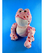 Ganz Webkinz Pink Heart Plush Stuffed Animal Love Frog red &amp; lavender he... - $12.16 CAD