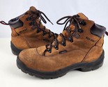 Men&#39;s Red Wing Brown Tan Leather Steel Toe Work Boots Size 11 D No. 2225 - $69.29