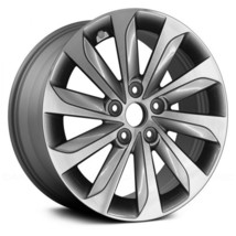 Wheel For 15-17 Hyundai Sonata 17x7 Alloy 10 Turbine Spoke 5-114.3mm Medium Gray - £244.71 GBP