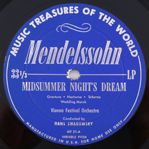Mendelssohn / Tchaikovsky - Midsummer Night&#39;s Dream / Swan Lake Swarosk LP MT 21 - £8.08 GBP