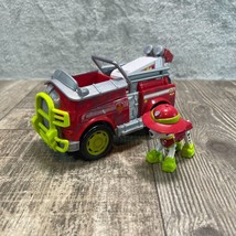 PAW Patrol Jungle Rescue Fire Truck &amp; MARSHALL 7” Vehicle Spinmaster Toys - £16.52 GBP