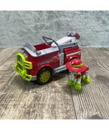 PAW Patrol Jungle Rescue Fire Truck &amp; MARSHALL 7” Vehicle Spinmaster Toys - £16.32 GBP